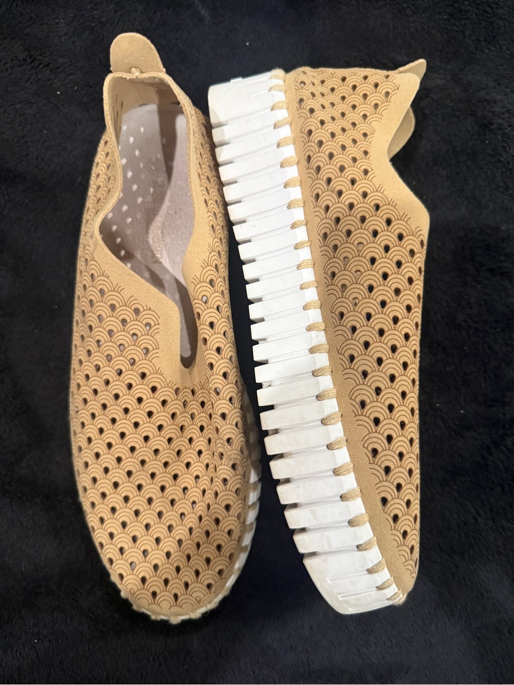 Ilse Jacobsen Tulip platform Perforated Slip-On Loafers